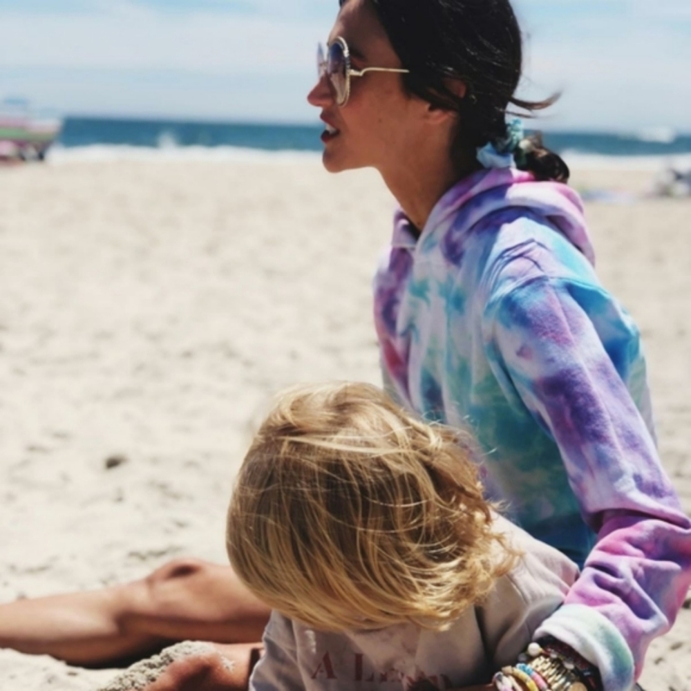 DANNIJO | hailey hand dyed hoodie in multi tie dye - Picture 3 of 13